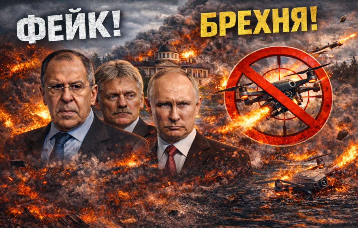 91 дрон без відео, вибухів і ППО: як Росія вигадала атаку, якої не було